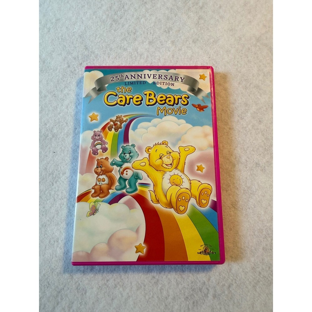 The Care Bears Movie 25th Anniversary Limited Edition DVD Pink Case 1985 Film